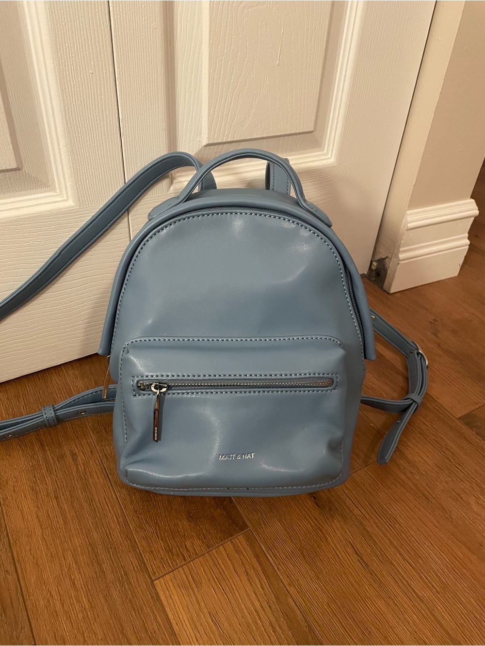 Matt & Nat Bali Mini backpack in Light Blue